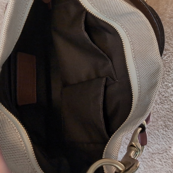 Coach Canvas Leather Purse - Picture 5 of 8